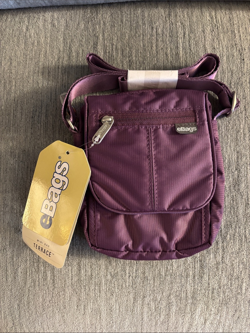 eBags Terrace Mini Crossbody Bag in Plum